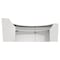 Linea Italia Reception Desk 71 in D X 46 in H, 11.9 ft W X Thermofused Laminate, White ZUS297 - alternate 3